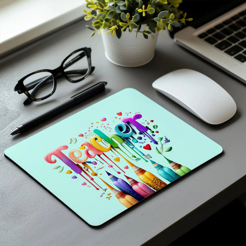 School Teacher Non-Slip Computer Mousepad Mouse Pad - Puck's