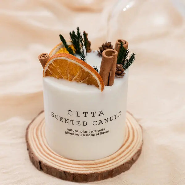 Romantic Scented Wax Candle Pillar - Puck's