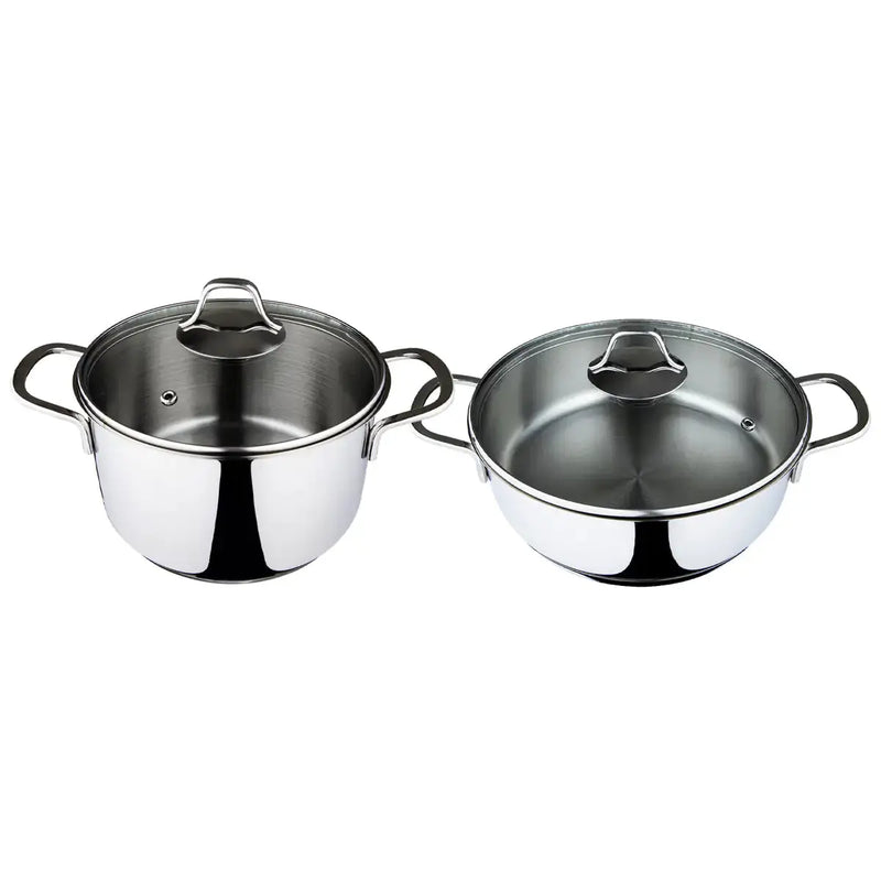 Serenk Modernist Cookware Set Saute Pan Stock Pot, 4 pcs - Puck's