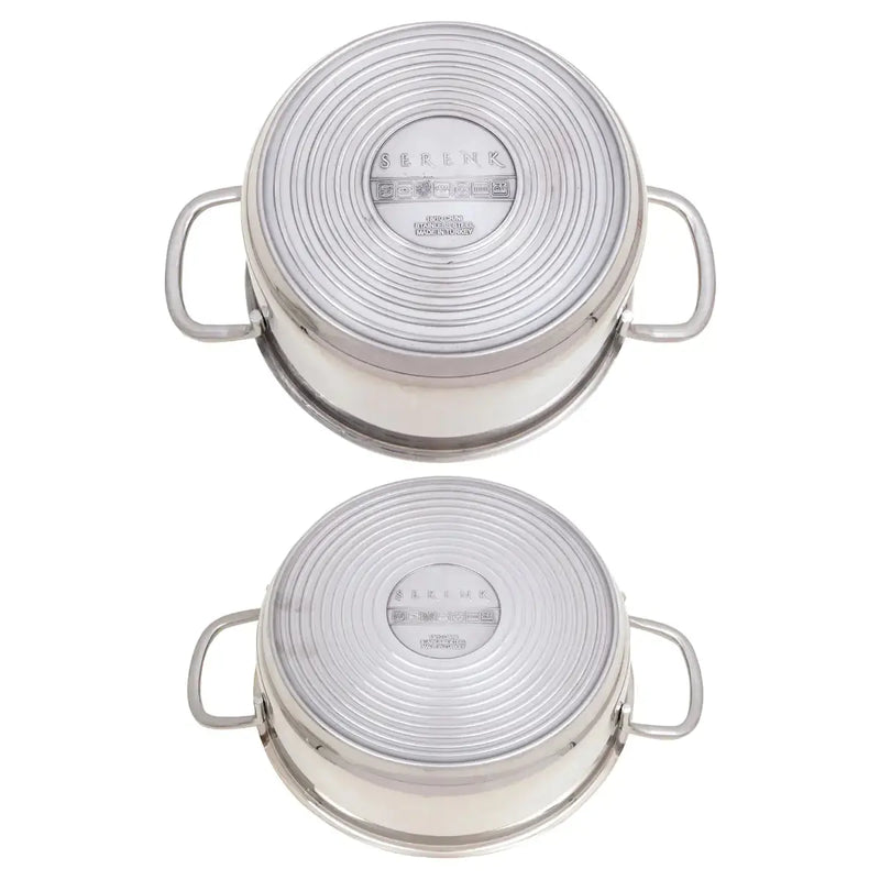 Serenk Modernist Cookware Set Saute Pan Stock Pot, 4 pcs - Puck's