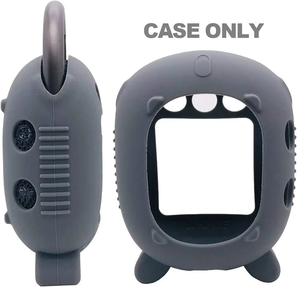 Silicone Cover Case for JBL Clip 4 Portable Bluetooth Speaker, Protective Carrying Case for JBL Clip 4 Portable Bluetooth Speaker Stand up Holder(Case Only) (Grey) - Puck's