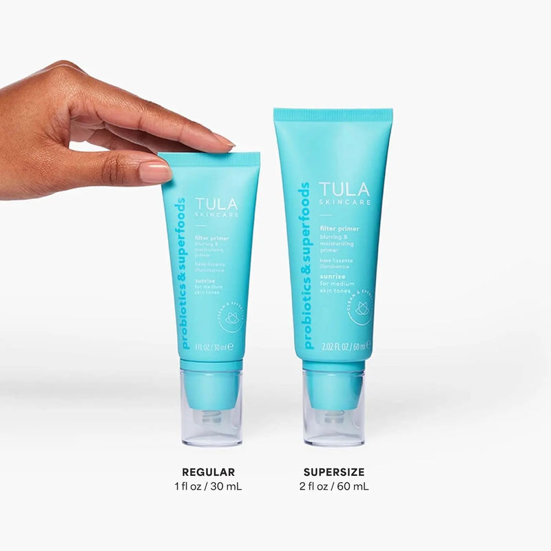 Skin Care Face Filter Blurring and Moisturizing Primer - Evens the Appearance of Skin Tone & Redness, Hydrates & Improves Makeup Wear - Puck's