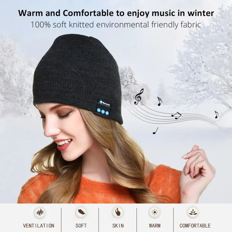 Smart Headset Beanie Cap - Puck's