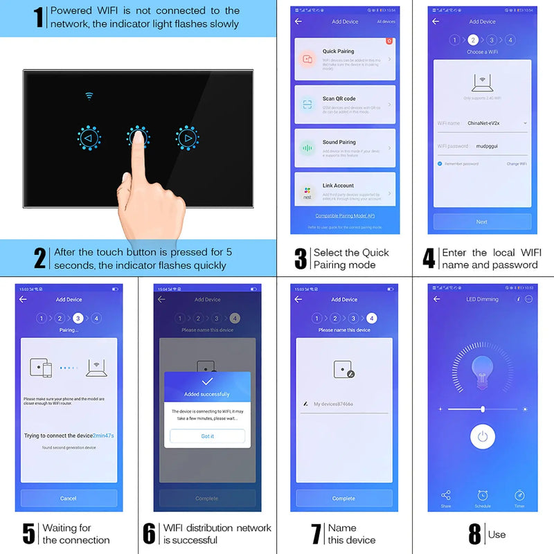Smart Wifi Switch Compatible with Amazon Alexa - Puck's