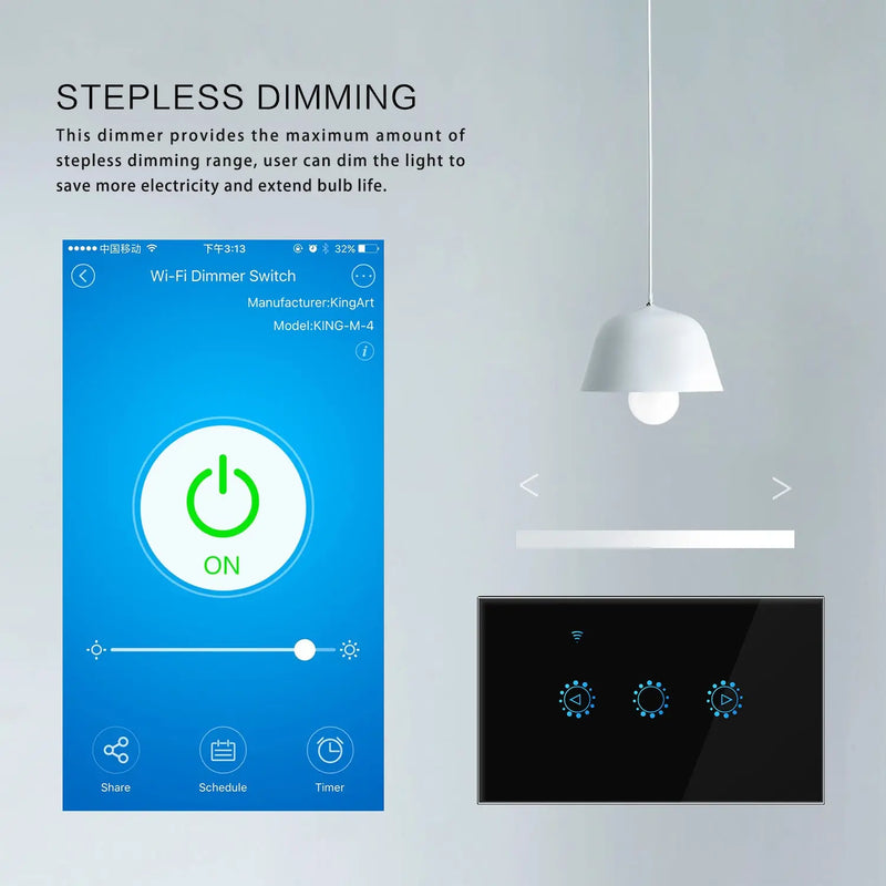 Smart Wifi Switch Compatible with Amazon Alexa - Puck's