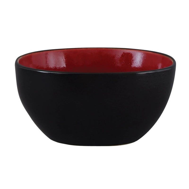 Soho Lounge Square 16-Piece Dinnerware Set - Red - Puck's