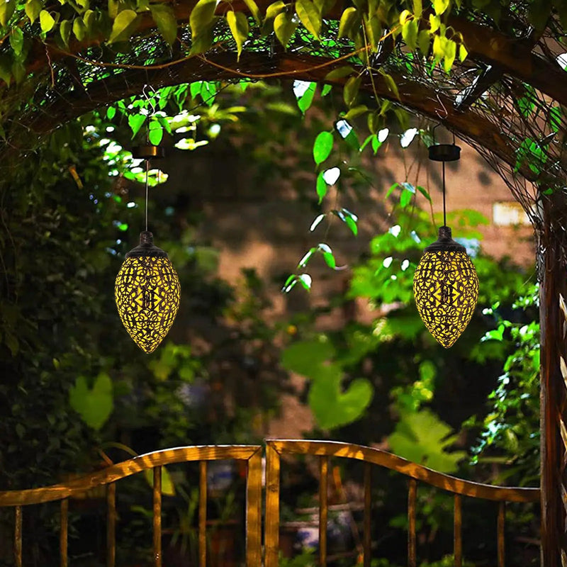 Solar Light LED Lantern Garland Waterproof Hanging Outdoor Fairy Light - Puck's