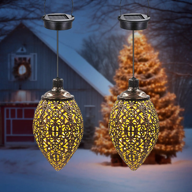 Solar Light LED Lantern Garland Waterproof Hanging Outdoor Fairy Light - Puck's
