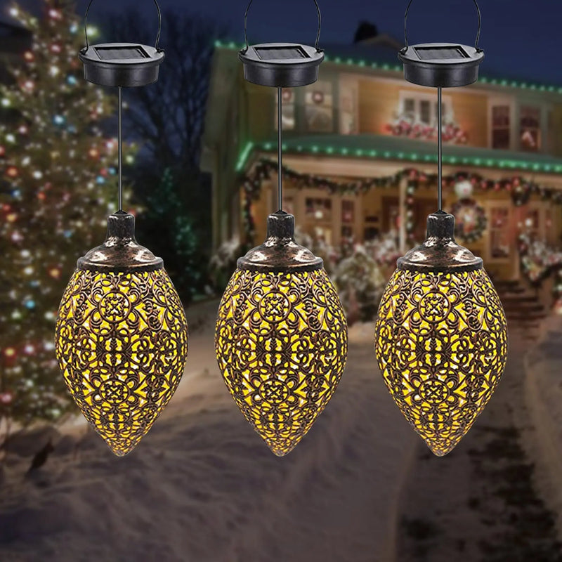 Solar Light LED Lantern Garland Waterproof Hanging Outdoor Fairy Light - Puck's