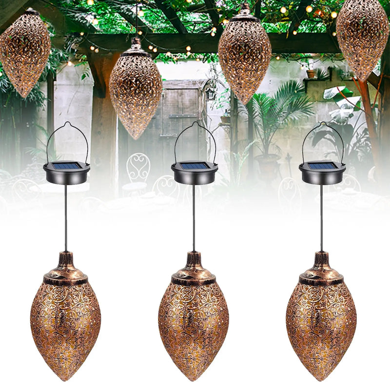 Solar Light LED Lantern Garland Waterproof Hanging Outdoor Fairy Light - Puck's