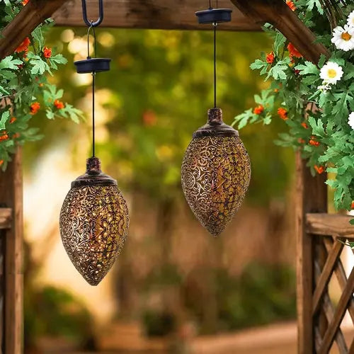 Solar Light LED Lantern Garland Waterproof Hanging Outdoor Fairy Light - Puck's