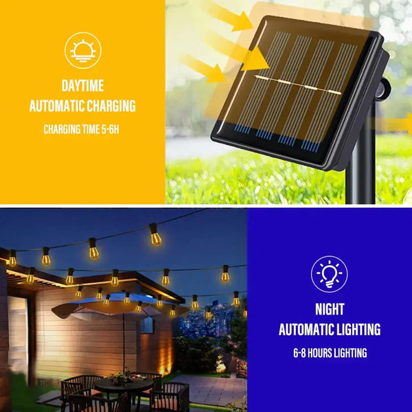 Solar String Waterproof Lights - Puck's