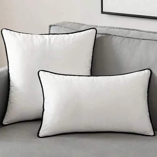 Solid Black Pillowcase  Stylish Home Essential - Puck's