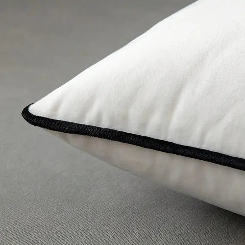 Solid Black Pillowcase  Stylish Home Essential - Puck's