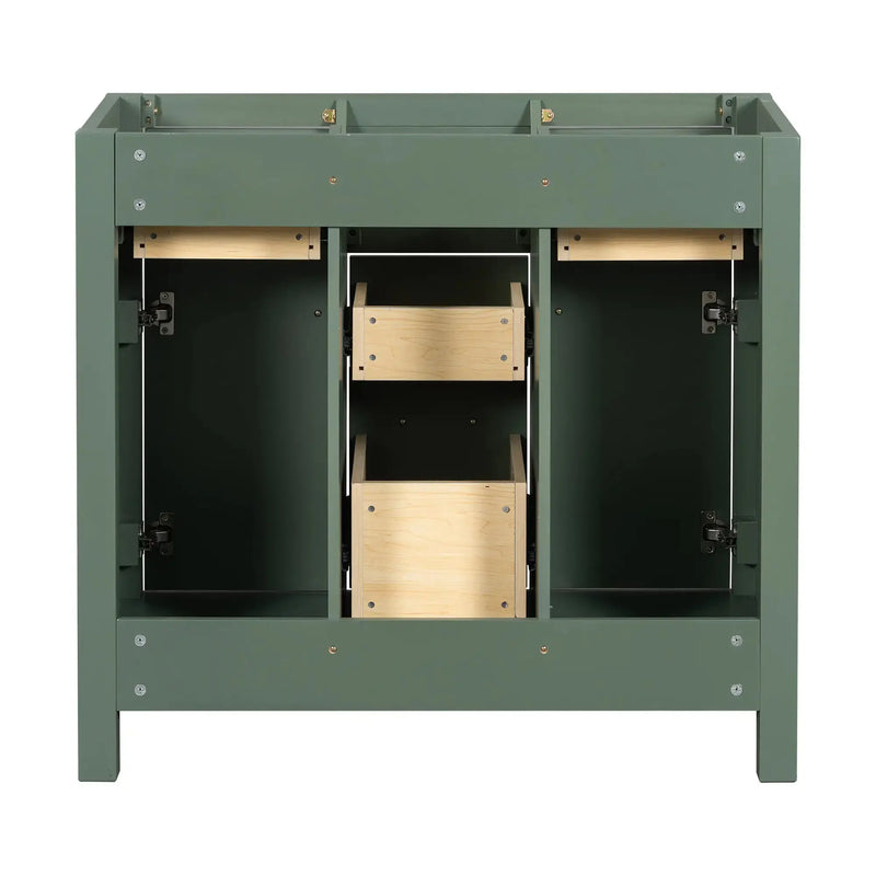 Massief houten opbergkasten voor de badkamer - Puck's
