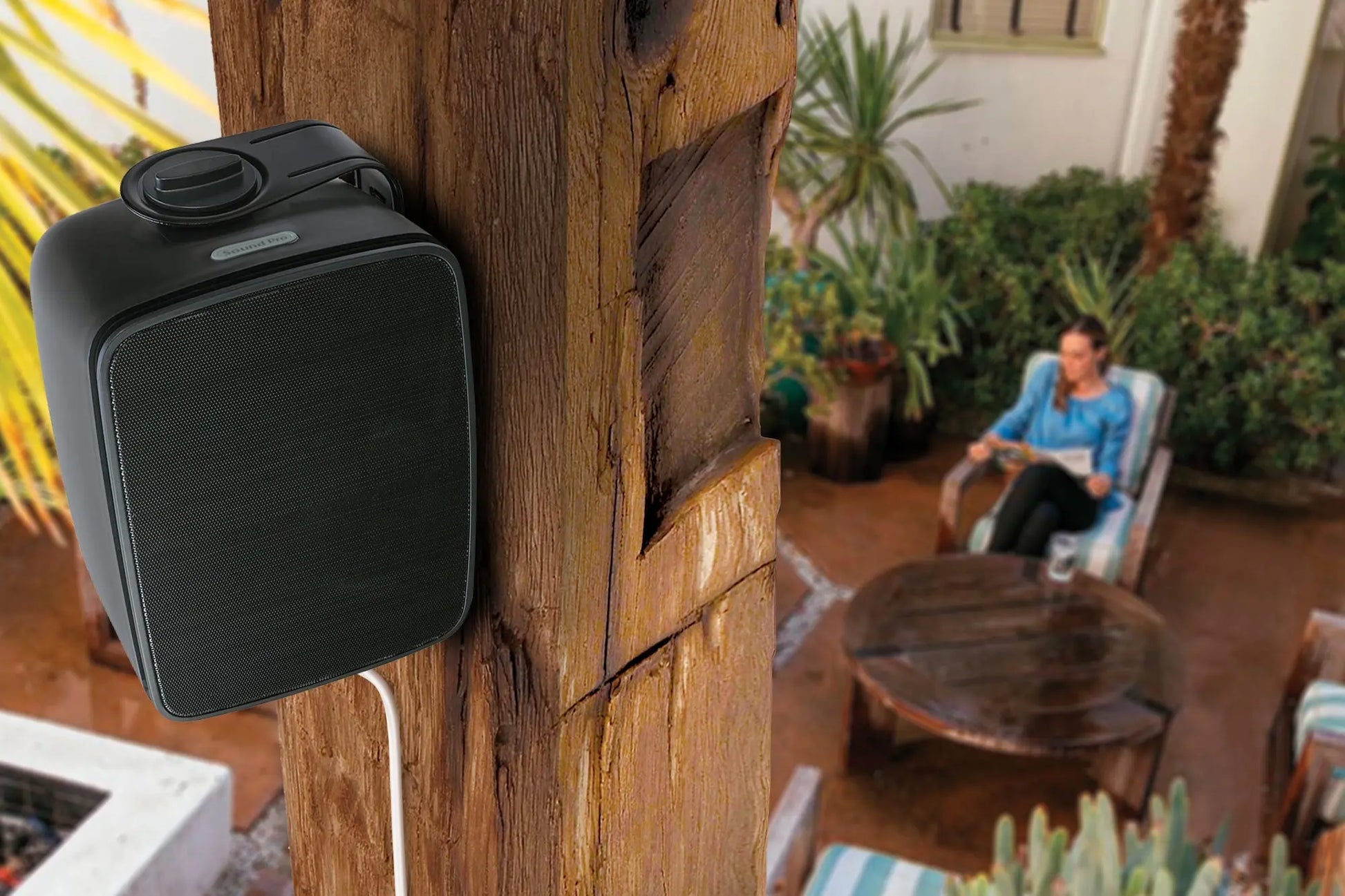 SoundPro Dual Bluetooth Weatherproof Indoor & Outdoor Wall-Mount - Puck's