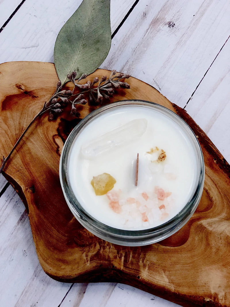 Space Clearing Candle/ Intention candle / organic - Puck's