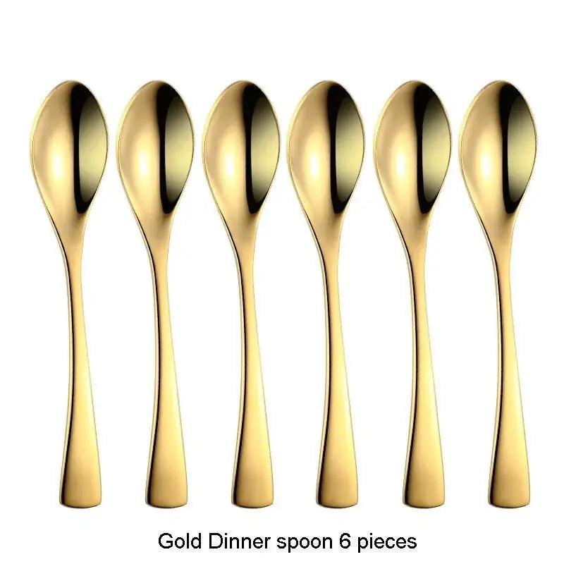 Stainless Steel Black Cutlery Set - Puck's