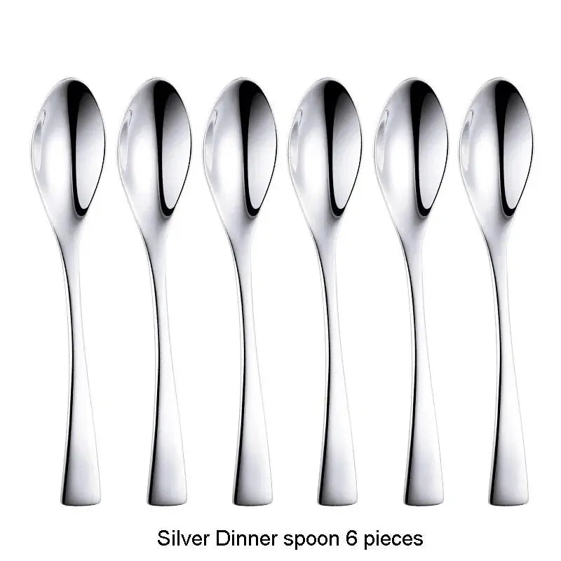 Stainless Steel Black Cutlery Set - Puck's