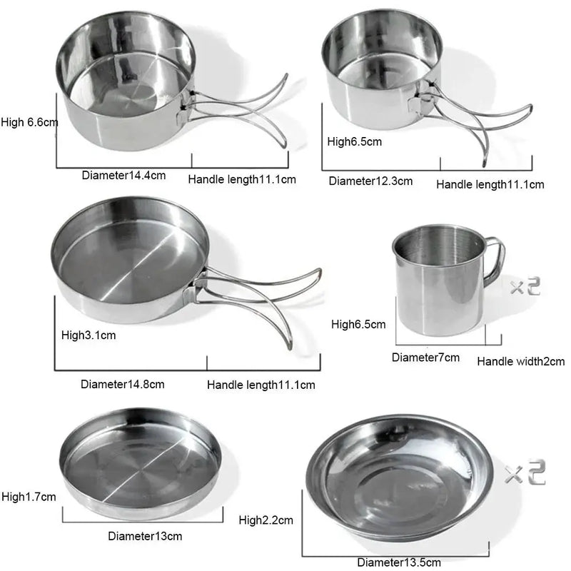 Stainless Steel Cooking Set - Puck's