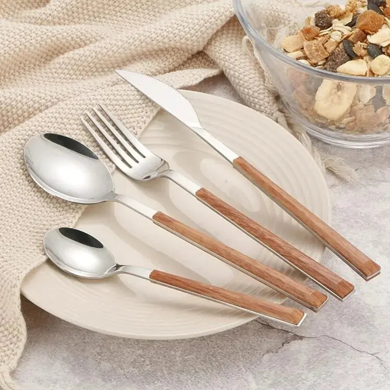 Stainless Steel Dinnerware Set - Puck's