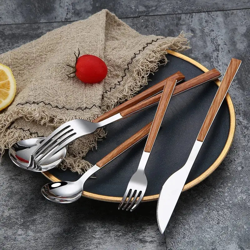Stainless Steel Dinnerware Set - Puck's
