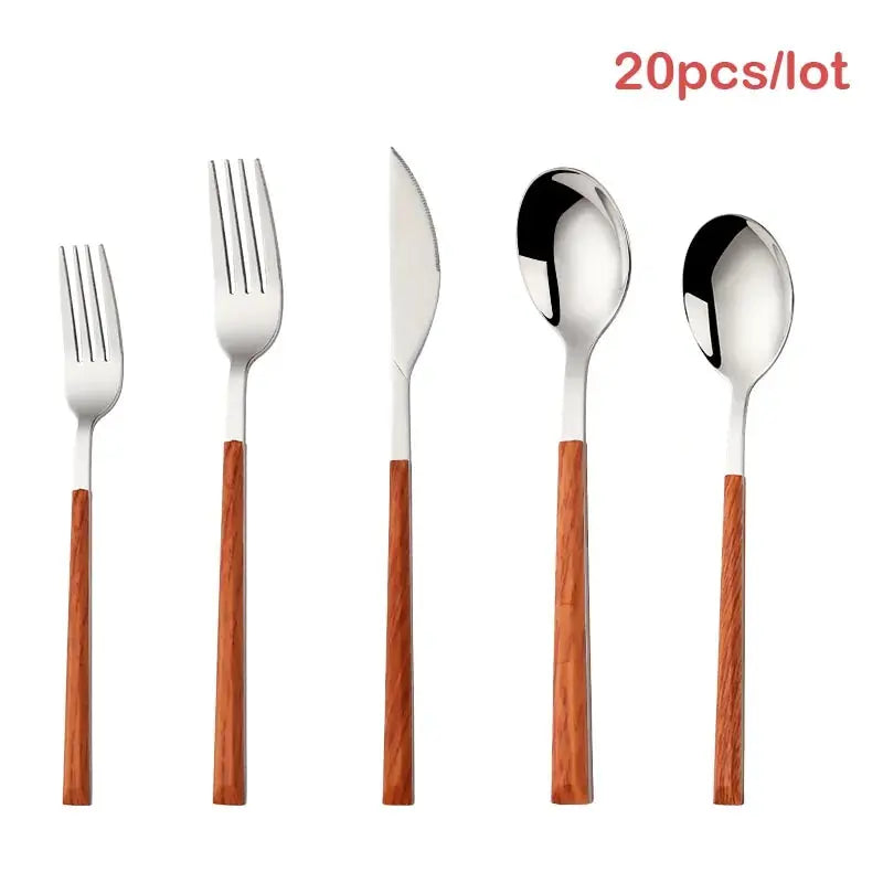 Stainless Steel Dinnerware Set - Puck's