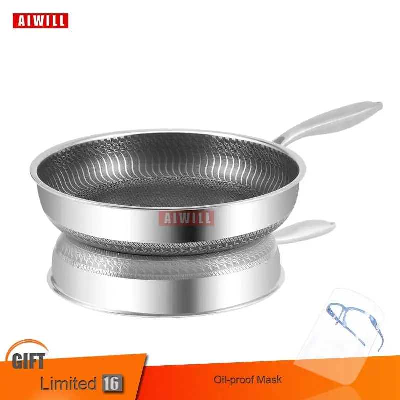 Steel Non-Stick Frying Pan - Puck's