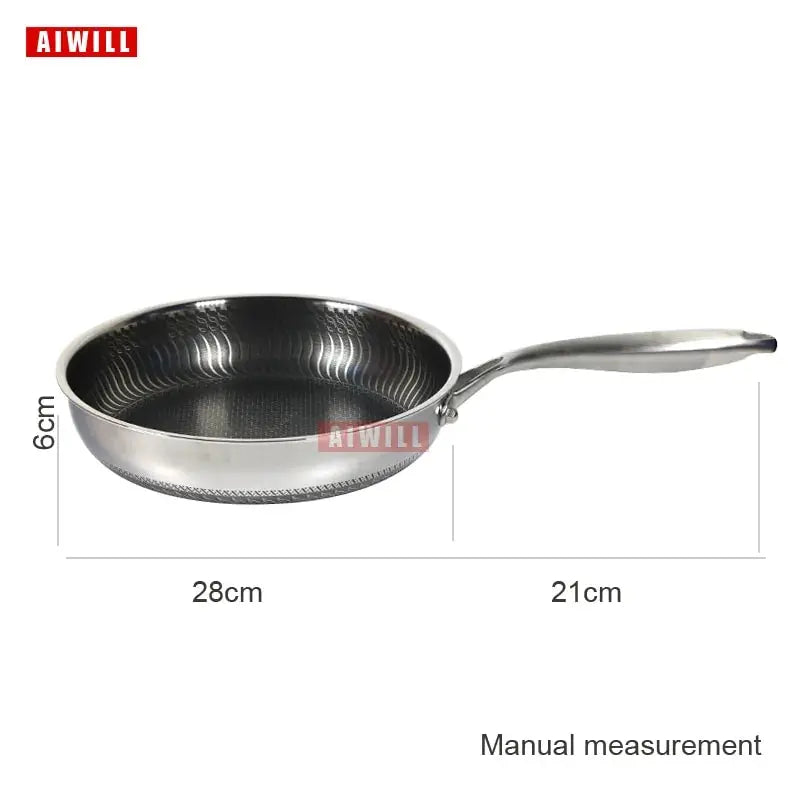 Steel Non-Stick Frying Pan - Puck's