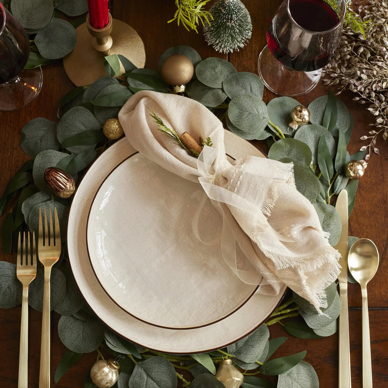 Stoneware Cream Murphy 12PC Dinnerware Set - Puck's