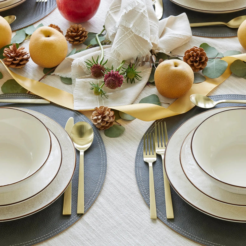 Stoneware Cream Murphy 12PC Dinnerware Set - Puck's
