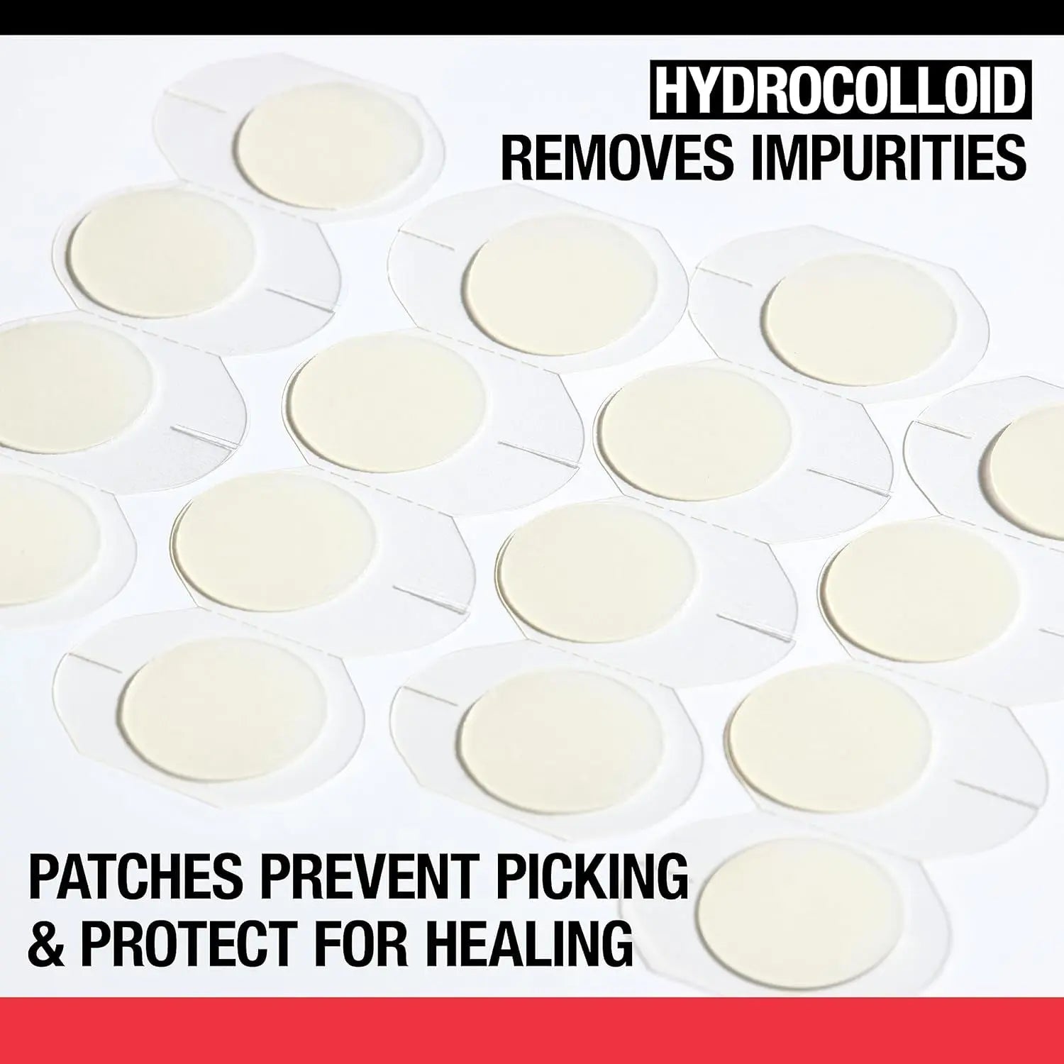Stubborn Acne Pimple Patches, Acne Treatment for Face, Ultra-Thin Hydrocolloid Spot Stickers Provide Optimal Healing for Pimples, 24 Patches - Puck's