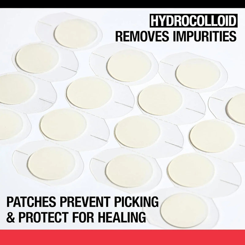 Stubborn Acne Pimple Patches, Acne Treatment for Face, Ultra-Thin Hydrocolloid Spot Stickers Provide Optimal Healing for Pimples, 24 Patches - Puck's