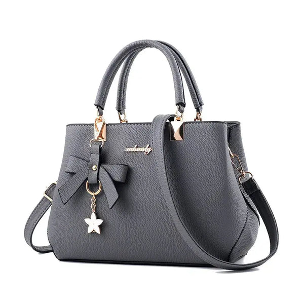 Stylish Messenger Bags With Elegant Flower Pendant - Puck's