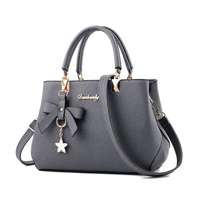 Stylish Messenger Bags With Elegant Flower Pendant - Puck's
