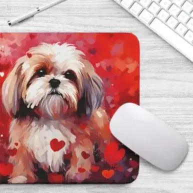 Sweetheart Dog Shih-Tzu Non-Slip Rubber Mousepad - Puck's