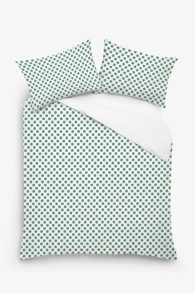 Sylvana - 3 Piece Crewel Embroidered Duvet Set | Linen Cotton Mix | - Puck's