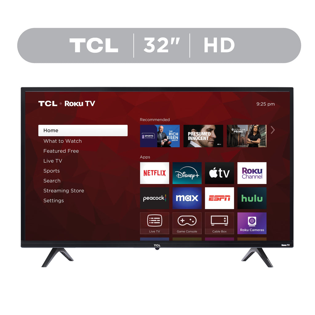 32” Class S3 (32S331) 720P HD LED Smart TV with Roku TV - Puck's