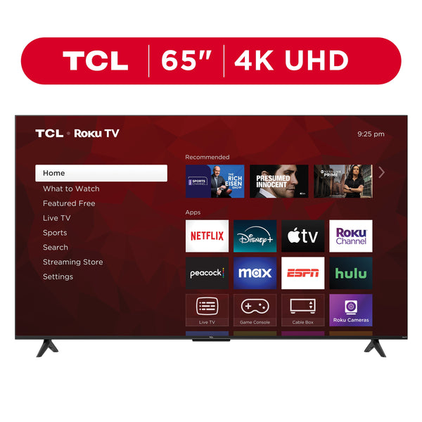65” Class S4 (65S451) 4K UHD HDR Smart TV with Roku TV - Puck's