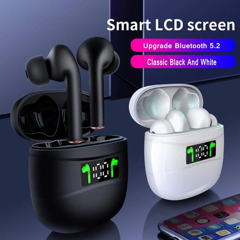 TWS Wireless Earbuds Bluetooth 5.0 Earphones with LED Display - Puck's