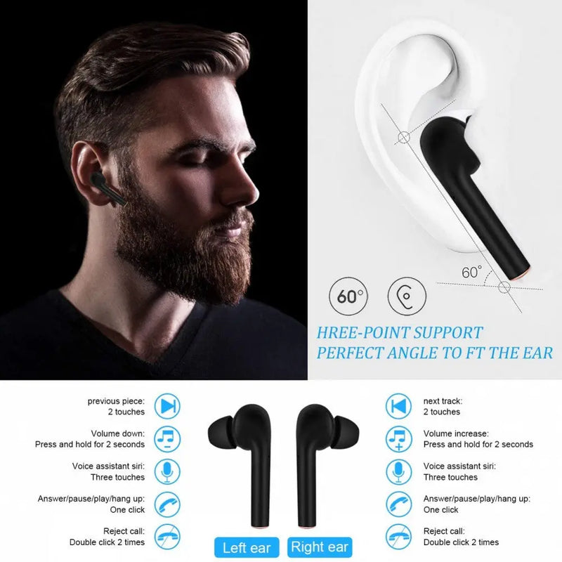 TWS Wireless Earbuds Bluetooth 5.0 Earphones with LED Display - Puck's