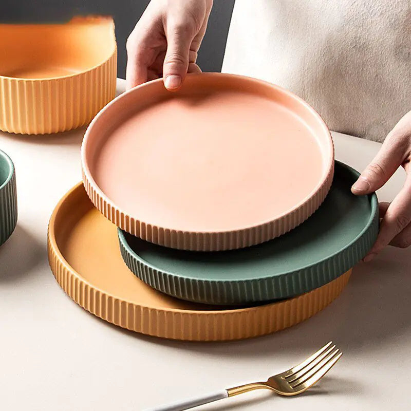 Ceramic Dinner Plates - Puck's