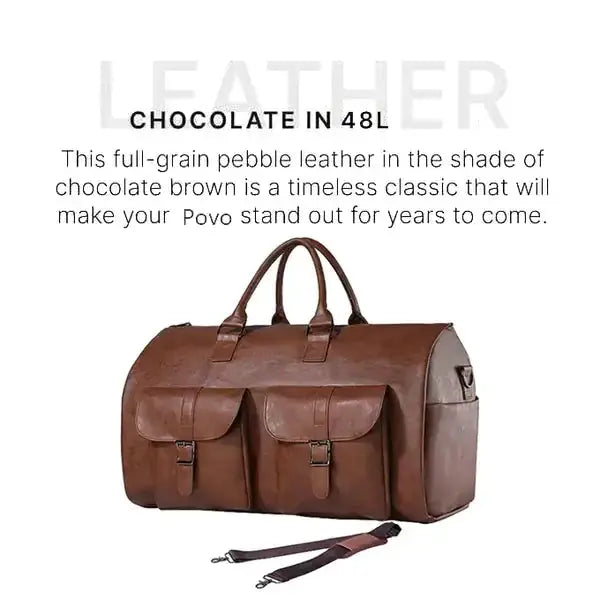 The Convertible Duffle Garment Luggage - Puck's