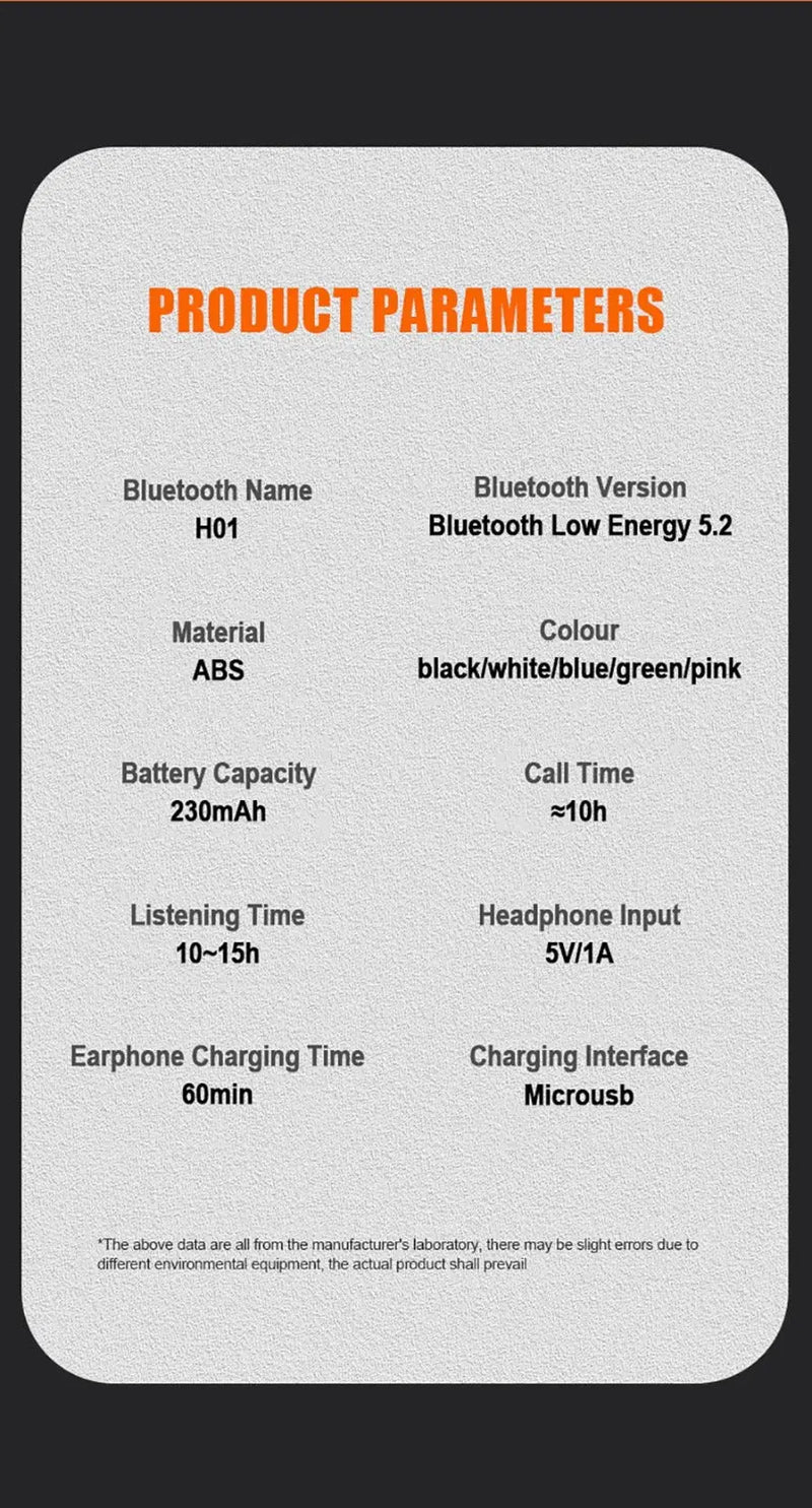 True Wireless Bluetooth 5.2 Single Earbud with Microphone - Puck's