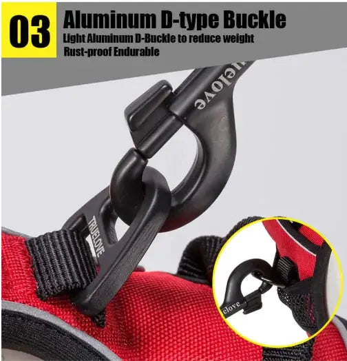 Truelove Adjustable Reflective Nylon Dog Harness - Puck's