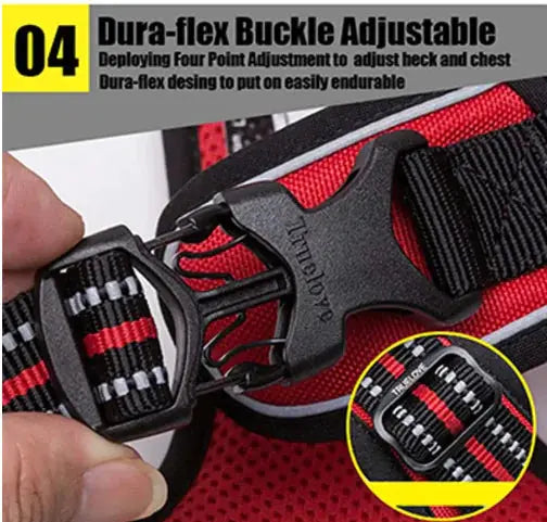 Truelove Adjustable Reflective Nylon Dog Harness - Puck's