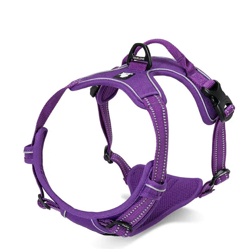 Truelove Adjustable Reflective Nylon Dog Harness - Puck's