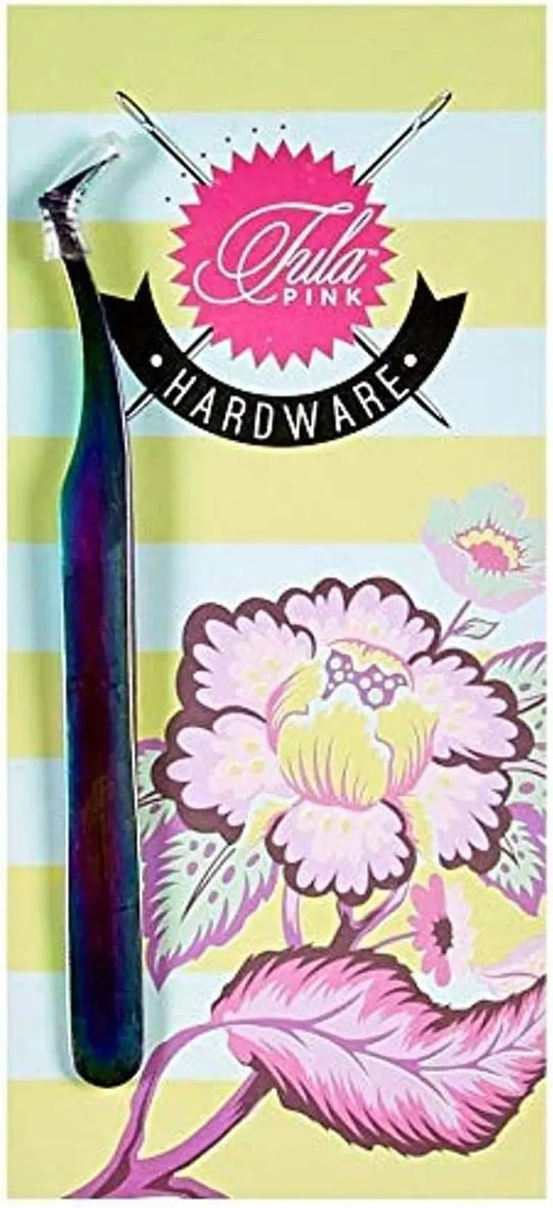 Tula Pink 4.5" Swiss Style Tweezer - Puck's