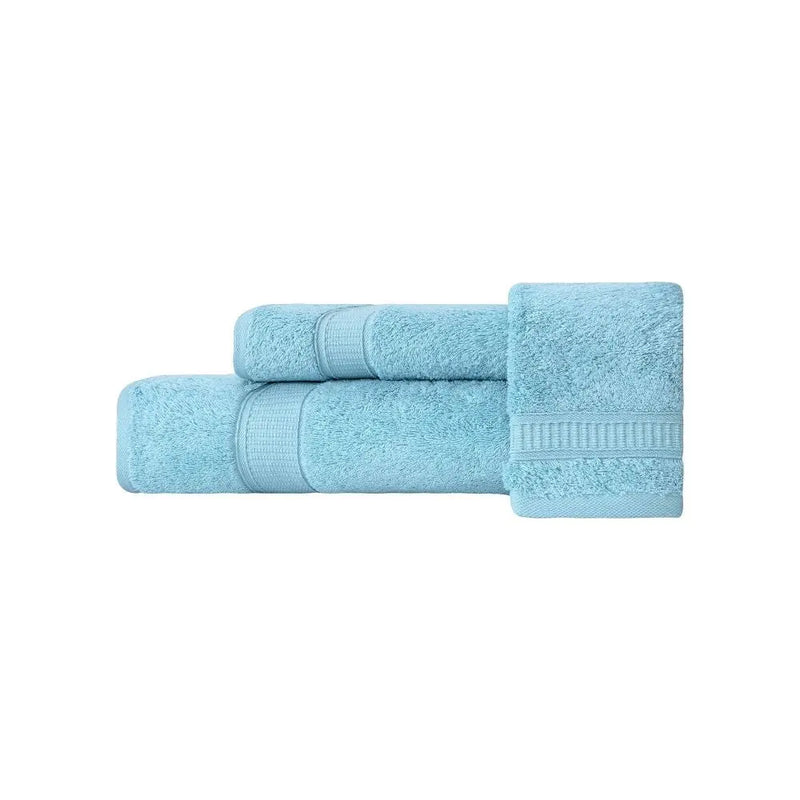 Turkish Cotton Bath Towel Set of 3 - Puck's