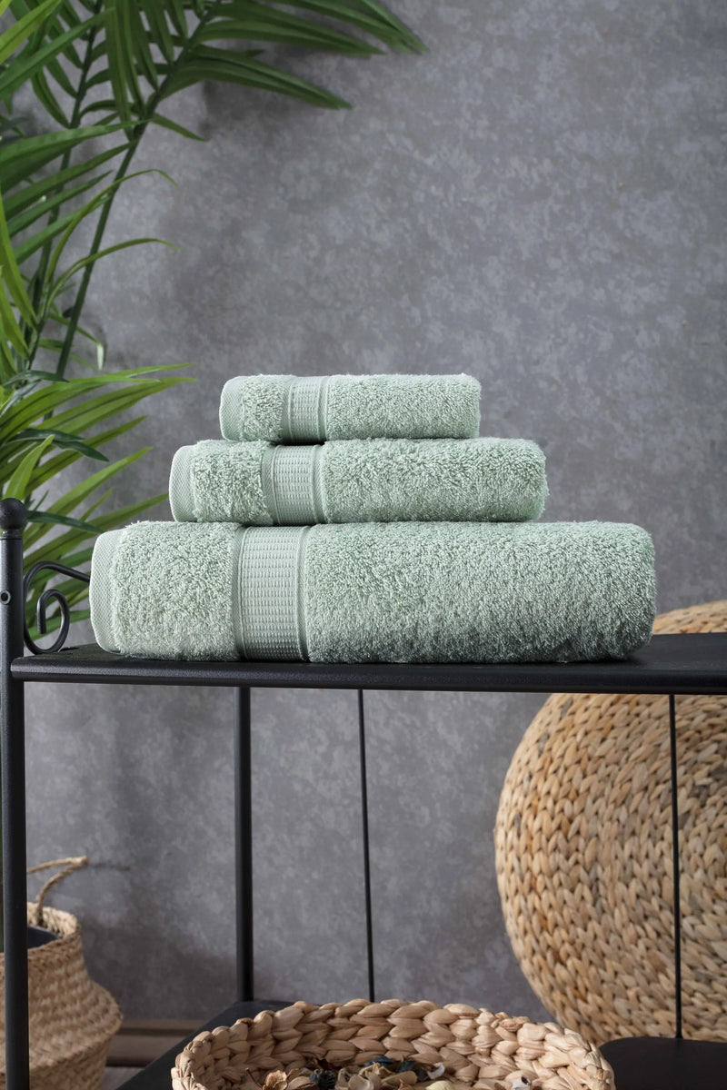 Turkish Cotton Bath Towel Set of 3 - Puck's